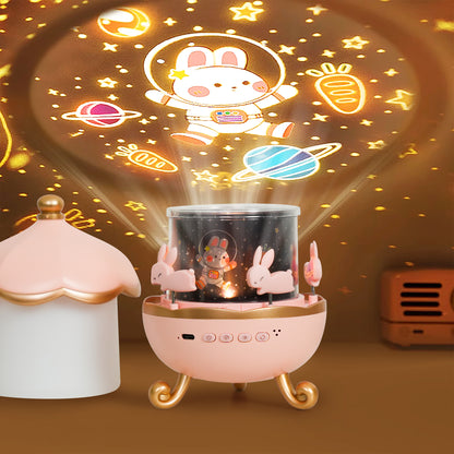 DreemiMoon™ - Veilleuse pour enfant multiscène avec projecteur 360°