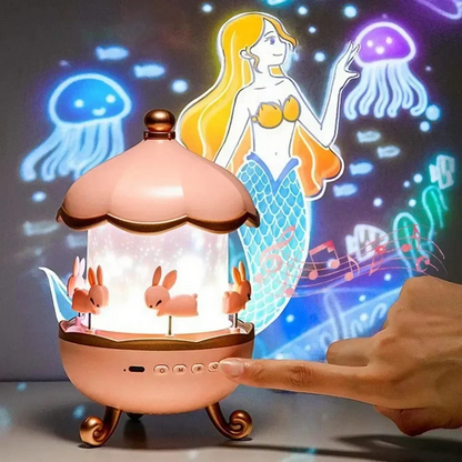 DreemiMoon™セット：360°没入型ナイトライトと癒しのぬいぐるみ