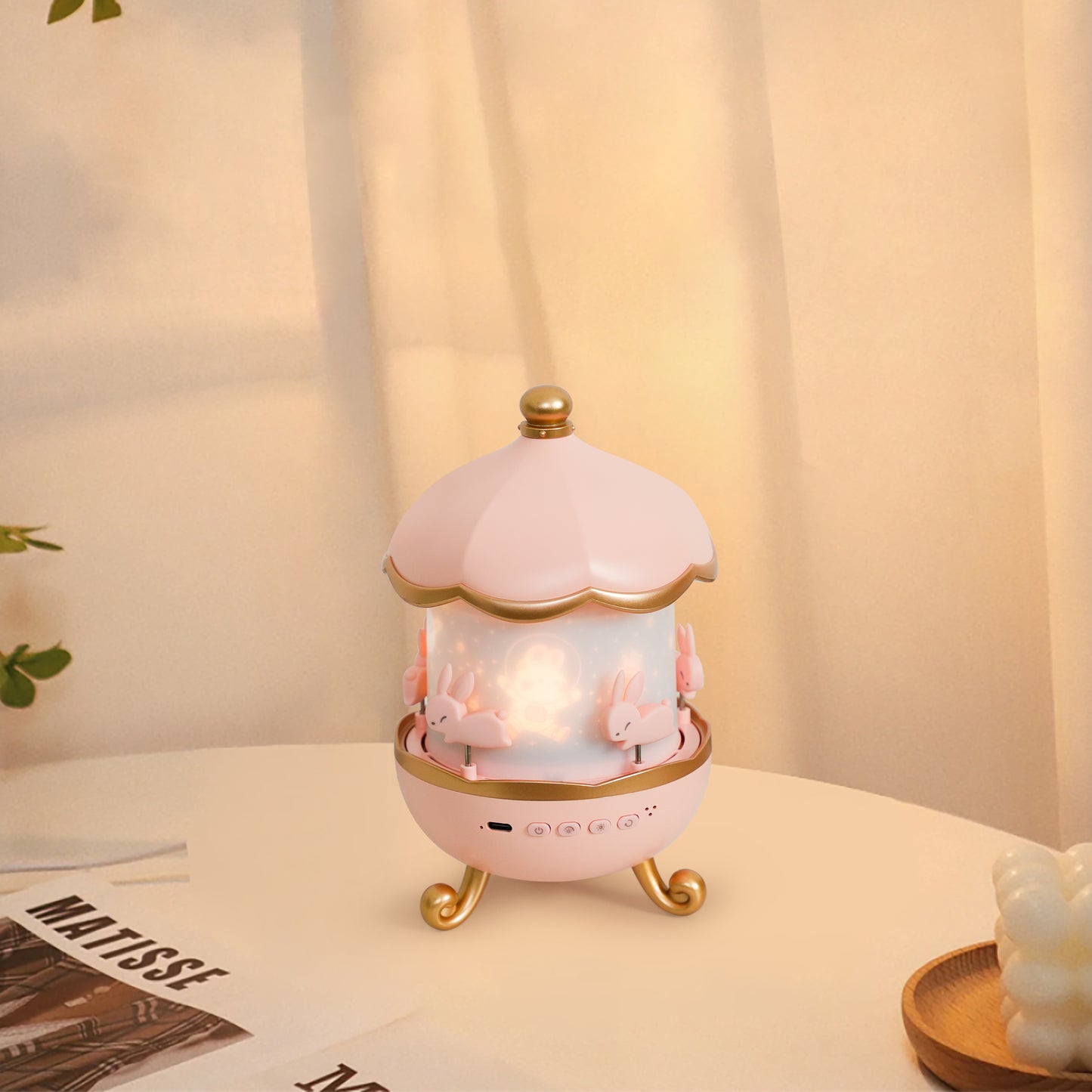 DreemiMoon™ - Veilleuse pour enfant multiscène avec projecteur 360°