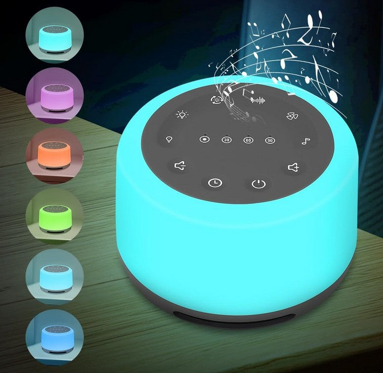 White noise machine & 7-color night light