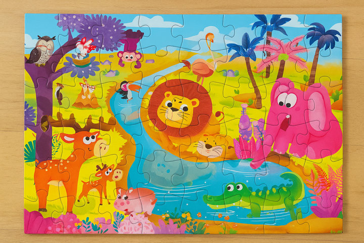 Educational puzzle for children