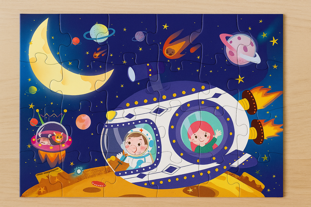 Educational puzzle for children