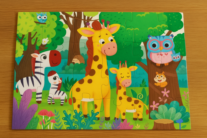 Educational puzzle for children