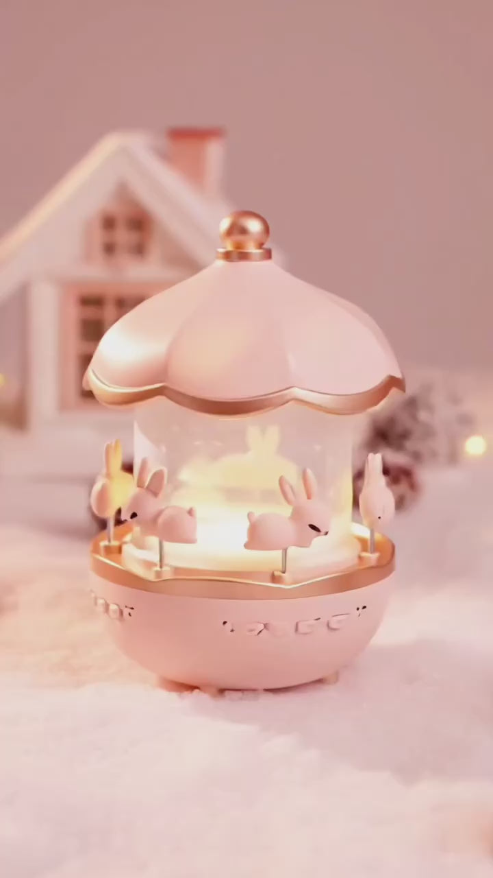 Gift box: 360° immersive night light + plush toy